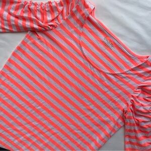 Lilly Pulitzer Women’s Kayley Dress in Sunrise Orange Boat Party Stripe Medium